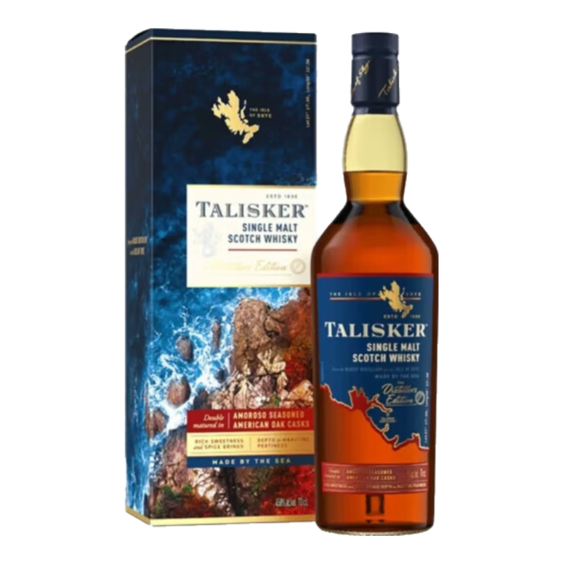 泰斯卡 Talisker 单一麦芽威士忌 40%vol 700ml 瓶装