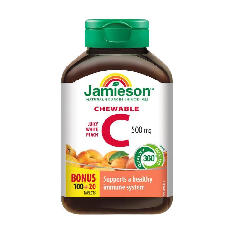  Jamieson/健美生 500mg 维生素C咀嚼片