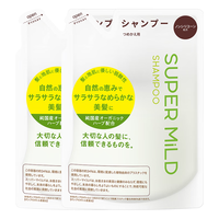 SUPER MILD/惠润 蓬顺蓬松清爽不油腻 洗发露替换装 400ml*2