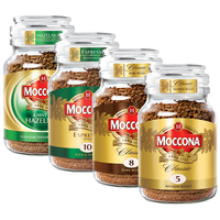 摩可纳（Moccona）经典冻干速溶美式意式黑咖啡瓶装 焦糖风味冻干黑咖95g*1罐