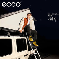  ecco/爱步 抓地耐磨 男士登山鞋