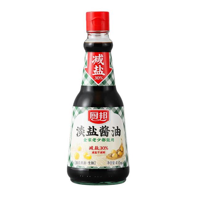 88VIP：厨邦 二级淡盐酱油 410ml