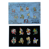 黑神话广智徽章 黑神话悟空周边 金属磁吸胸针别针冰箱贴配饰