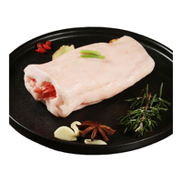 猪福侬猪肉无抗农场养殖新鲜现杀排骨五花肉猪肚猪蹄生态无抗生鲜肉类 无抗黑猪板油500g*4（净重4斤） 无抗大排400g*3（2.4斤）