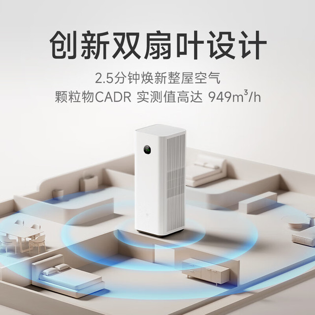 米家 MIJIA AC-M34-SC 家用空气净化器 白色