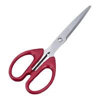 得力剪刀6009手工剪纸刀便捷式不锈钢美工无尖圆头大号中号小号剪刀家用厨房裁缝多功能办公用品长剪刀