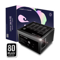 游戏悍将 IFORGAME）W80+650额定650W台式电脑电源（80PLUS白牌认证/主动式PFC/压纹线）