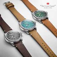 ORIS 豪利时 手表男 航空大表冠机械皮带男表