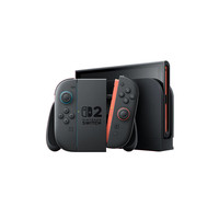 PLUS会员:任天堂 Nintendo Switch 任天堂Switch2游戏机 海外版游戏机 NS2代新游戏主机掌机256G 港版