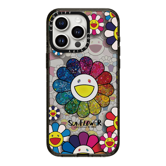 CASETiFY 磁吸MagSafe联名村上隆太阳花适用iphone16pro升级版黑框° iPhone