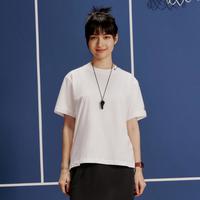 Champion 草写logo印花 女士短袖T恤