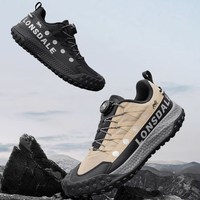 龙狮戴尔 旋钮扣户外大字母徒步鞋