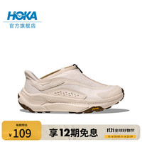HOKA ONE ONE男女款秋户外运动休闲鞋PROJECT TRANSPORT轻盈稳定舒适缓震 蛋酒色/燕麦色 46