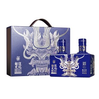 张弓 超值无双蓝金 52度 浓香型白酒 500mL 2瓶 礼盒装