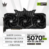 影驰 GeForce RTX 5070 Ti HOF OC LAB 黑魂X 显卡 16GB