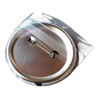 首力吧唧自封袋保护套20丝透明原神高透长条方形迷你封口徽章自粘收纳 【85*85mm】封口20张