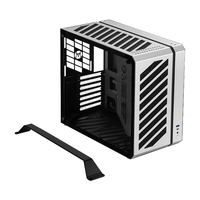 Mechanic Master 方糖机械大师 C34Pro 侧透 360水冷 ATX/EATX 台式电脑铝合金机箱 月光银AIR版