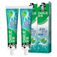 好来 牙膏清新双效200g大容量薄荷味男女成人品牌家庭