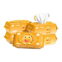 植护水豚噜噜联名款80抽*5包家庭装厕所湿巾湿厕纸湿纸巾婴童适用