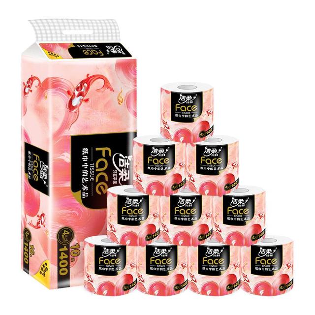 洁柔 Face油画锦鲤系列 卷纸 4层200g10卷