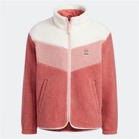adidas 针织夹克男装女装上衣休闲加绒保暖运动外套