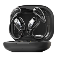 索爱 ST6pro蓝牙耳机挂耳气骨传导不入耳跑步 PRO油彩白-高配蓝牙6.0