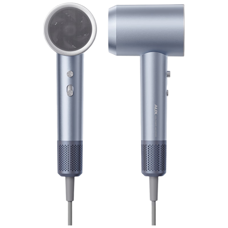  AUX/奥克斯 负离子护发 吹风机  蓝灰色