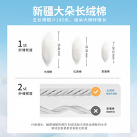 棉柔世家纯棉柔软一次性洗脸巾加厚珍珠纹抽取式干湿两用棉柔巾