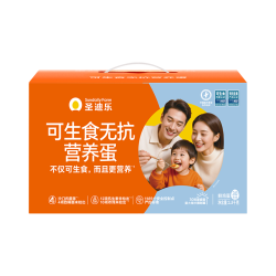 圣迪乐村 可生食新鲜鸡蛋 30枚1.5Kg礼盒装