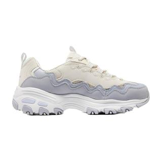 SKECHERS斯凯奇 贝壳熊老爹鞋 高回弹透气 黑白拼色 36