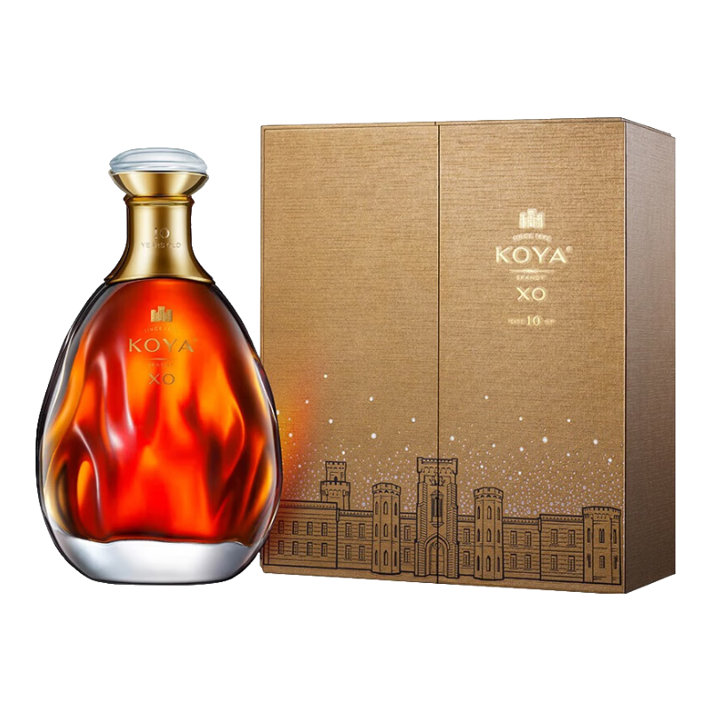 张裕可雅 桶藏10年 700ml 洋酒礼盒送礼 可雅十年  1瓶