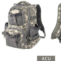 雅科达户外生存通勤EDC双肩包 战术背包 ACU色