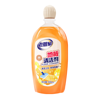 老管家 地板清洁剂500ml拖地瓷砖木地板清洁剂强力去污除菌祛味