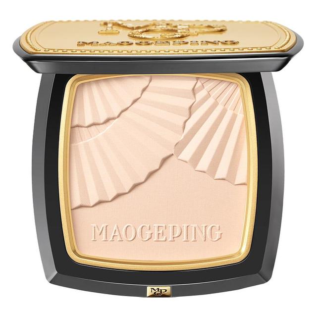 淘金币可用、88VIP：毛戈平 光感柔纱凝颜小金扇粉饼 802色号