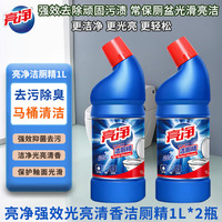 亮净洁厕剂洁厕精洁厕灵马桶清洁剂1L整箱装去味强效去污清香 亮净强效 1L 2瓶
