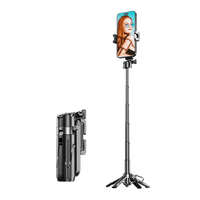 逗映科技 FUNSNAP 逗映迷你版自拍杆落地四脚支架 黑色-基础款