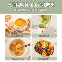 AUX奥克斯婴儿辅食机小型多功能打泥破壁搅拌机宝宝料理机蒜蓉机家用迷你绞馅碎肉机316L刀头双刀双碗玻璃碗 【6叶刀+316L不锈钢】双杯双刀 0.3L