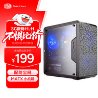 酷冷至尊 COOLERMASTER 酷冷至尊 MasterBox Q300L M-ATX机箱 半侧透 黑色