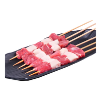 牧海肴原切牛羊肉串红柳大串烧烤羔羊肉串烤串套餐野餐烧烤食材清真烤肉 牛肉串2斤+羊肉串2斤【共120串】