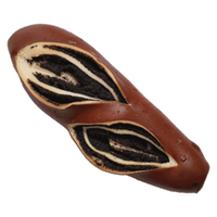 初饭CFINE碱水面包手作芝麻芋泥棒零食即食早餐代餐轻食 芝麻碱水面包80g*1个