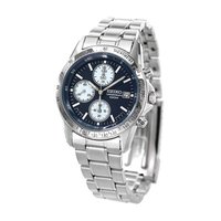 SEIKO 精工 海外型号石英 SND409P1 计时黄色海军手表品