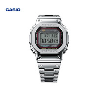 CASIO 卡西欧 官方旗舰店GMW-B5000全金属原点红圈小方块八角手表G-SHOCK