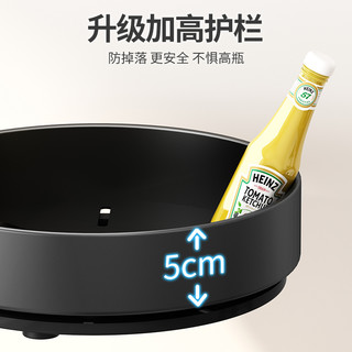 旋转调味料置物架厨房家用360度圆形调料架台面油盐酱醋收纳转盘