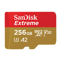 SanDisk 闪迪 Extreme 至尊极速移动系列 MicroSD存储卡 256GB（U3、V30、A2）