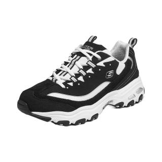 斯凯奇 奶茶熊猫鞋老爹鞋子男士厚底增高休闲经典复古 男款-黑色/白色/BKW 41.5