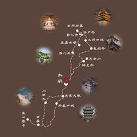 山西旅游跟团7天6晚云冈石窟平遥古城悬空寺