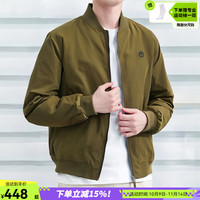 移动端、京东百亿补贴：Timberland 外套男 秋季新款户外宽松透气运动服防风工装经典棒球服飞行夹克 A5M9T302