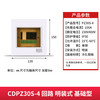 德力西 DELIXI CDPZ30s 配电箱 4回路 明装