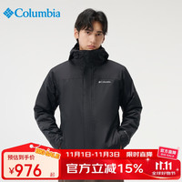 Columbia 哥伦比亚 三合一男24秋冬抓绒内胆防寒保暖夹克外套WE3321 010 L