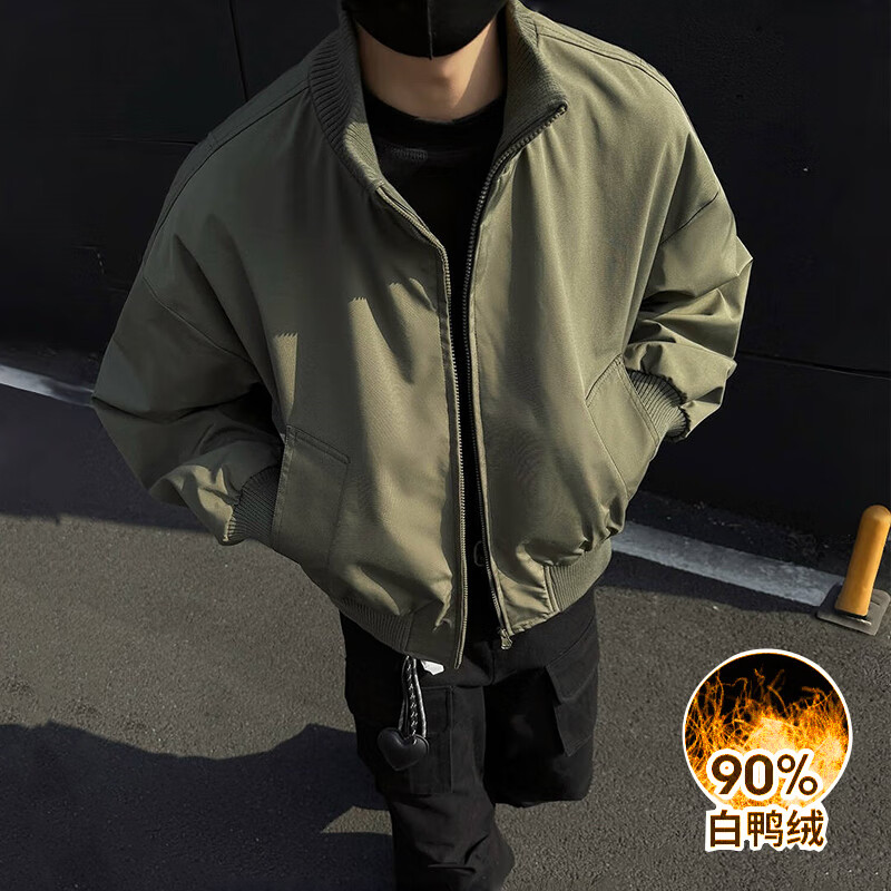 Colombass 90%绒子含量 美式飞行员羽绒服
